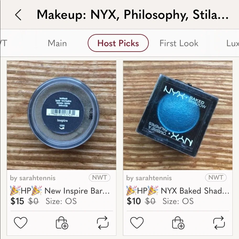 💰3/$30💰🎉HP🎉 New Inspire Bare Minerals Eyeshadow Sealed